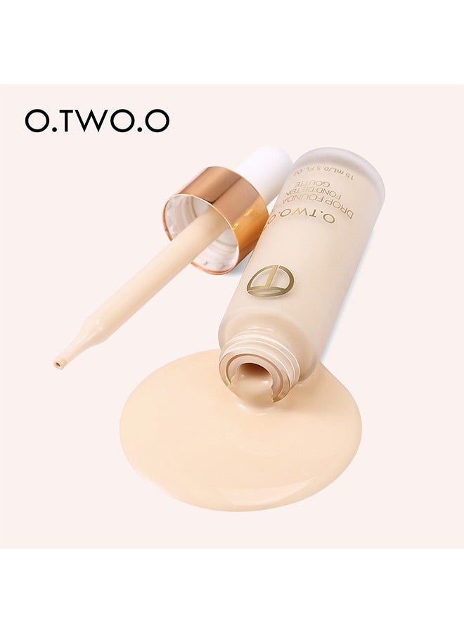 أو.تو.أو كريم أساس سائل لتبييض الوجه بالزيت 01 بيج - 15 مل - Image 2